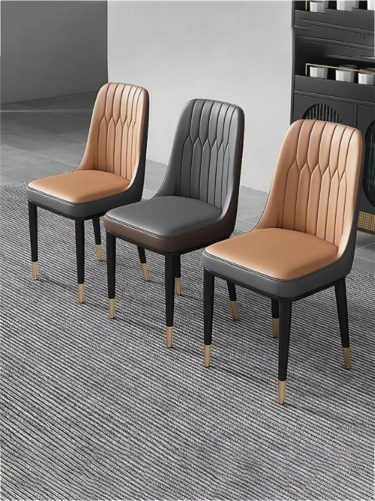 餐桌椅子轻奢高级感家用餐椅现代酒店凳子饭厅歺餐凳靠背麻将椅子