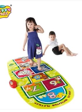 亲子互动新款ZIPPYMAT电玩毯幼儿童益智跳房子游戏毯户外室内2016