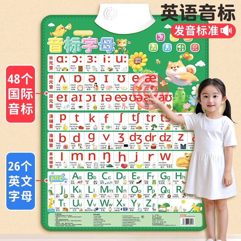 国际音标有声挂图美式英语发音