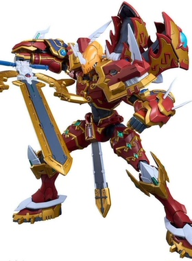 异星电镀  FRS 凯撒暴龙兽 数码宝贝 4 无限地带 拼装模型