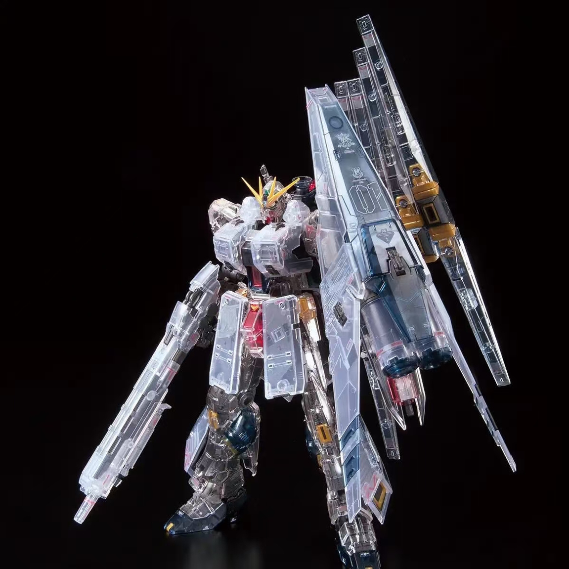 异星电镀 RG 重牛高达 彩色透明 高达基地会场限定 HWS 拼装模型