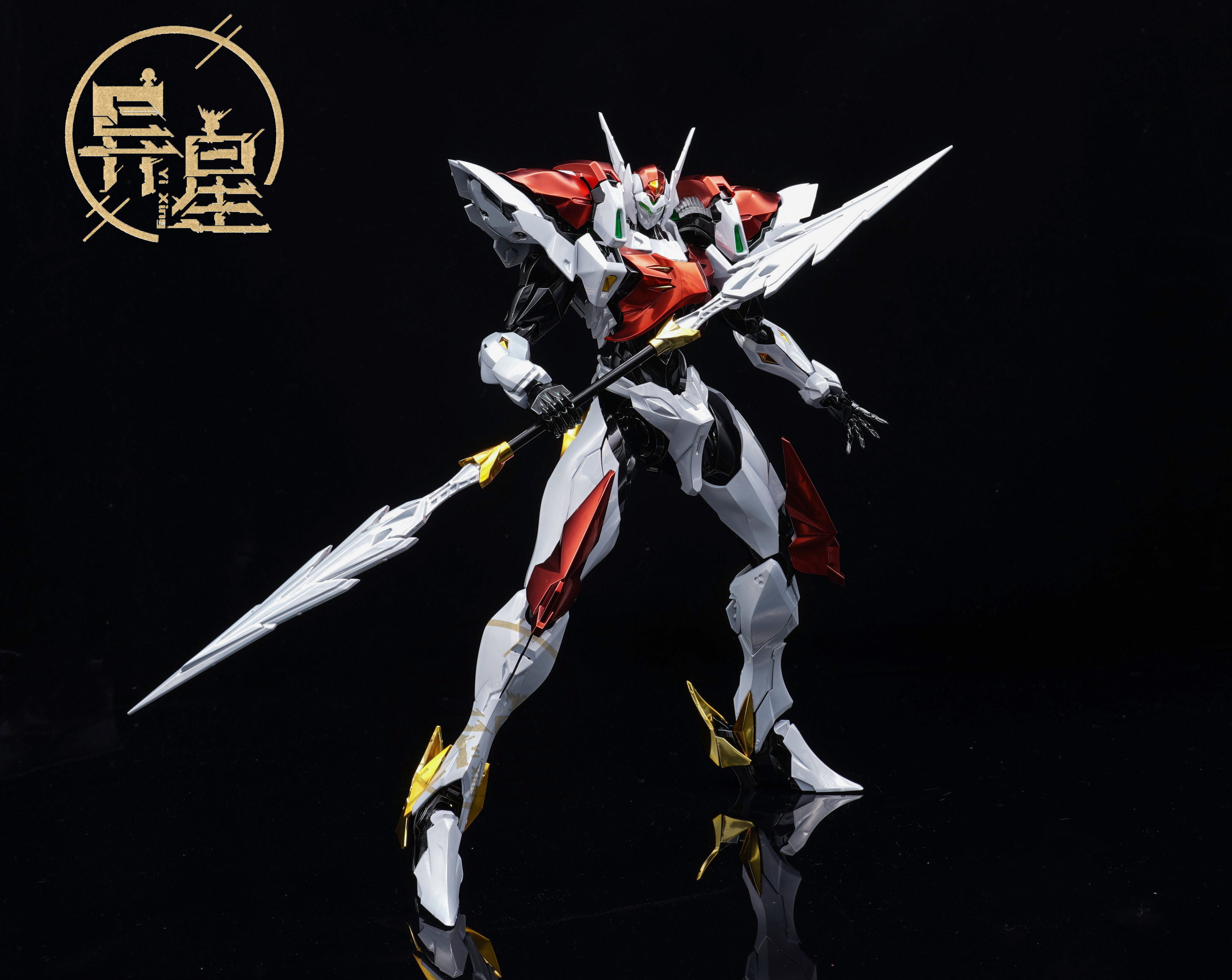 异星电镀 橘猫工业宇宙骑士 电镀版dboy迪波威铁加曼利刃拼装模型