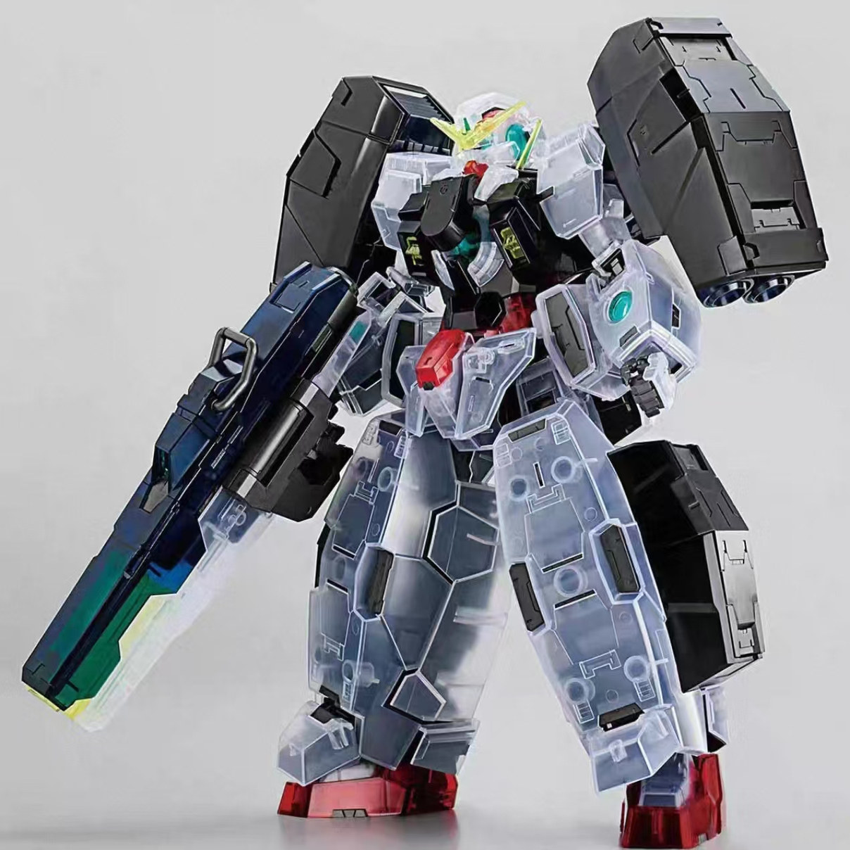 异星电镀 MG透明德天使高达 纳德雷 德胖中性高达GN005 VIRTUE