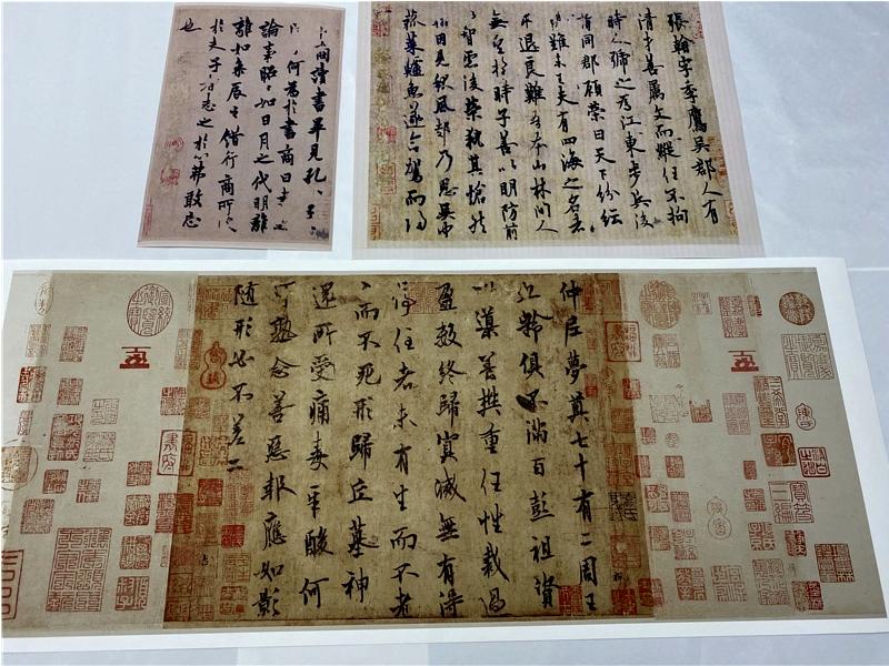 唐 欧阳询三帖张翰帖仲尼梦奠帖卜商读书帖 行楷书高清微喷复制品