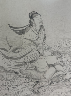 元张渥摹李龙眠九歌图