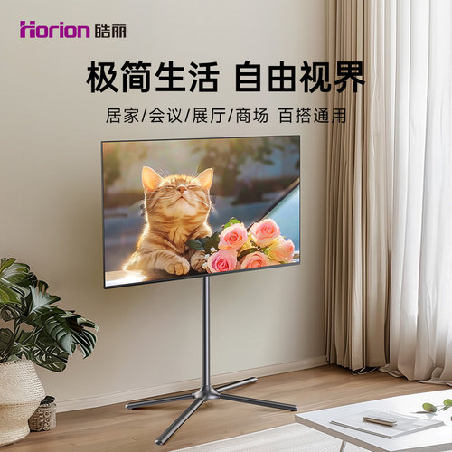 皓丽电视机可移动立式支架