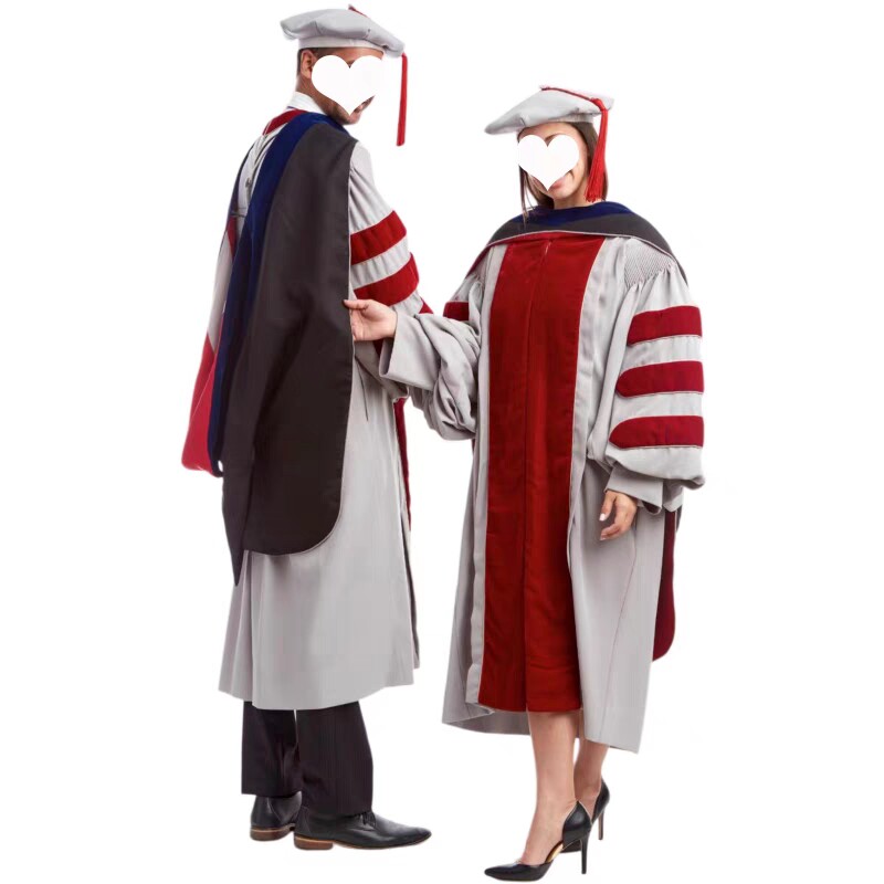 美国麻省理工学院博士服装硕士服学士服mit毕业服国外学位服定制