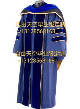 美国宾州州立大学博士服PHD 国外学位服 毕业服学生礼服定制