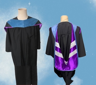 加拿大西安大略硕士服 国外学位服 学士服本科 研究生毕业服定制