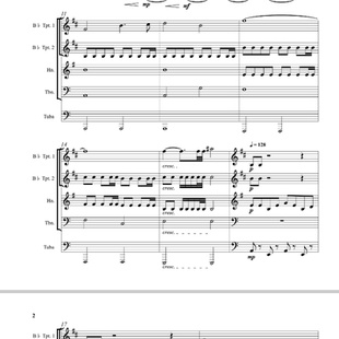 【管乐五重奏】黑神话悟空x云宫迅音总谱分谱