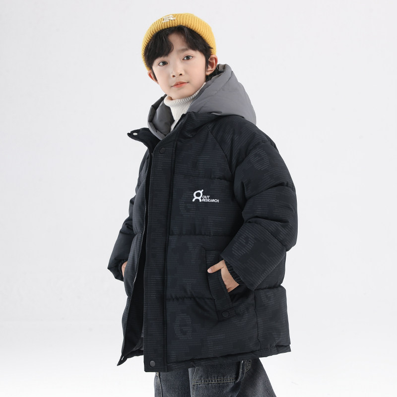男童新款冬季加厚羽绒棉服