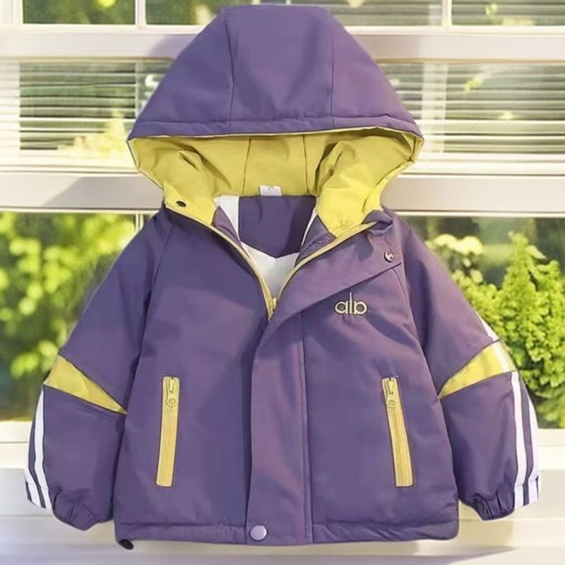 男童新款冬季加绒加厚外套