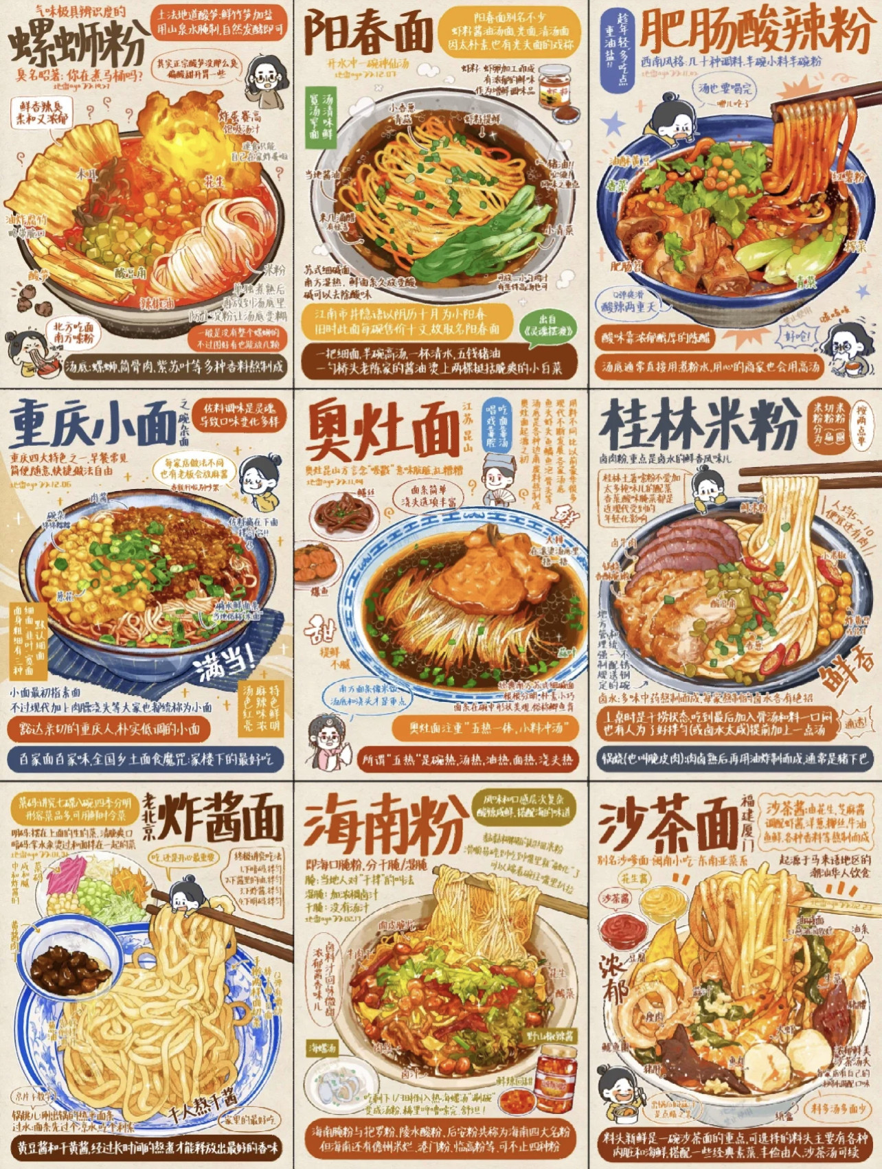 中华北京烤鸭上海广东广州美食明信片佛跳墙粤菜旅行打卡创意江南