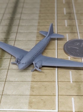 C47运输机 树脂白模 1/350/700飞机战机微缩模型 AC411