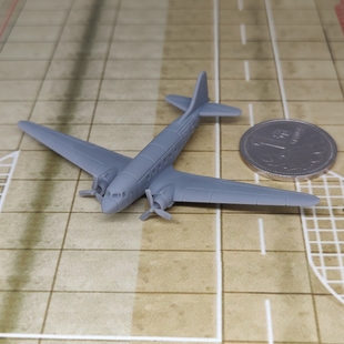 C47运输机 树脂白模 1/350/700飞机战机微缩模型 AC411