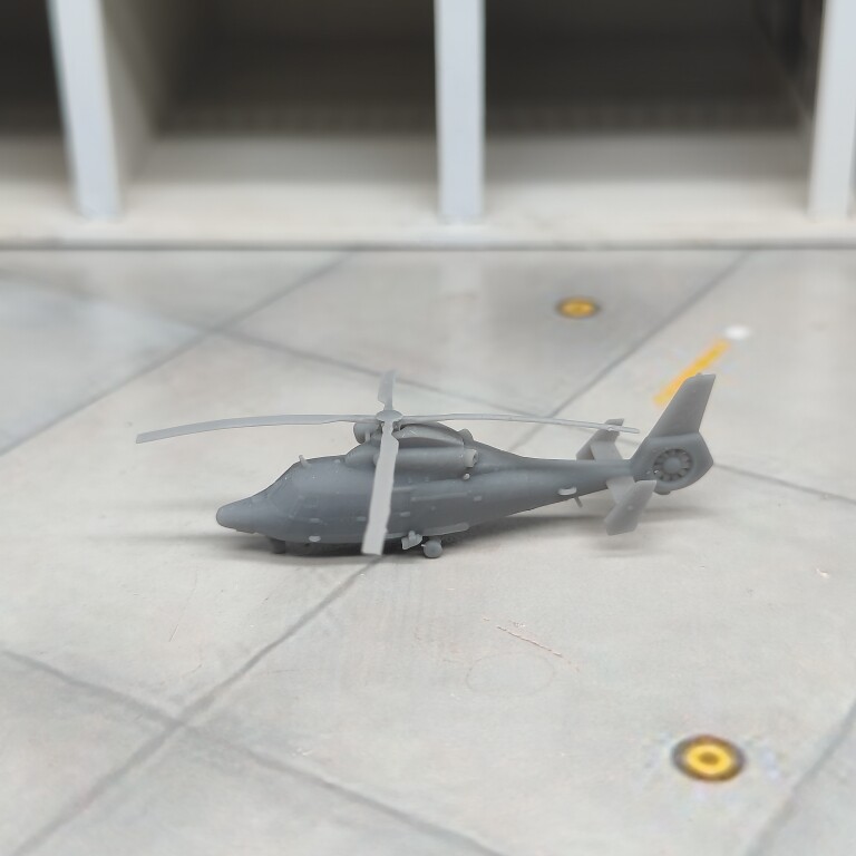 直9W舰载直升机 树脂白模 1/350/700飞机战机微缩模型 AC015