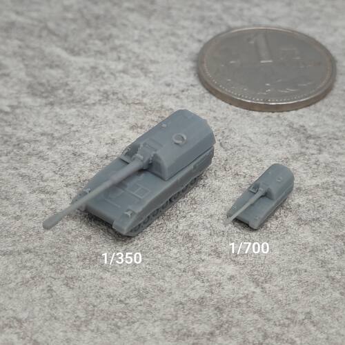 PZH2000自行加榴炮 树脂白模 1/350/700坦克战车微缩模型 TK077