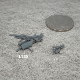 萨姆2防空导弹 树脂白模 1/350/700坦克战车微缩模型 TK642