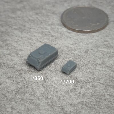 M113装甲车 树脂白模 1/350/700 现代坦克微缩模型 TK273
