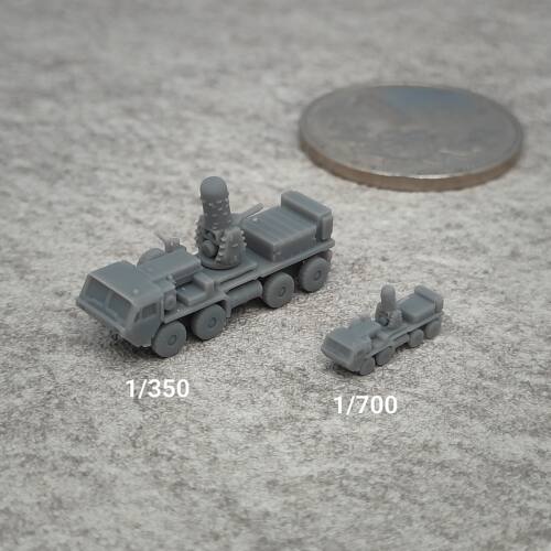 C-RAM陆基密集阵系统 树脂白模 1/350/700坦克战车微缩模型 TK185