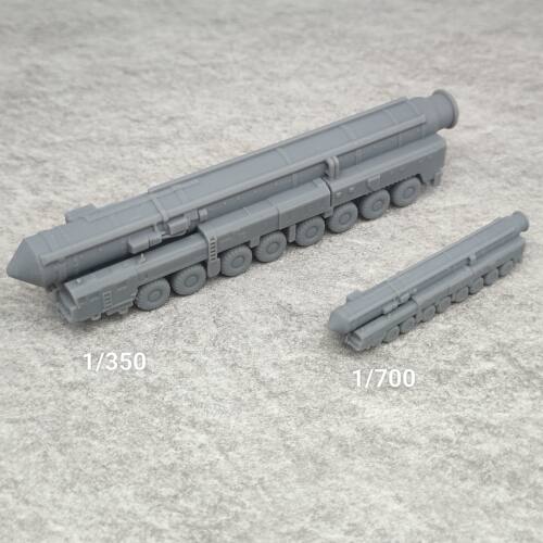 RS28萨尔马特导弹 树脂白模 1/350/700坦克战车微缩模型 TK173