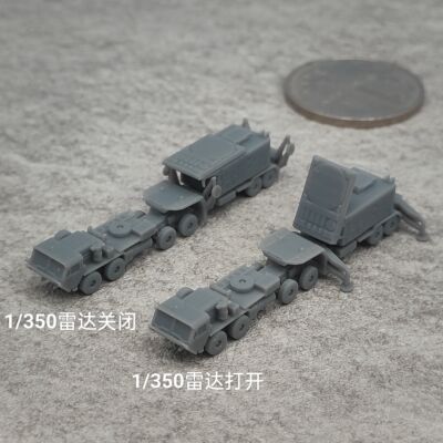 爱国者雷达系统 树脂白模 1/350/700坦克战车微缩模型 TK184