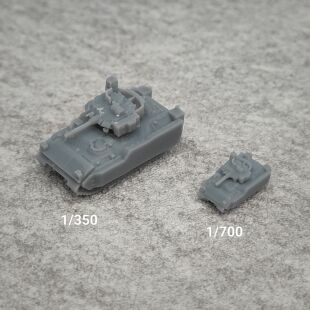 M2布雷德利步战车 树脂白模 1/350/700 坦克战车微缩模型 TK409