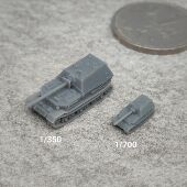 树脂白模 350 斐迪南坦克歼击车 700坦克战车微缩模型 TK036