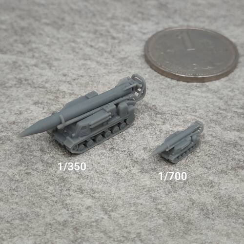 8U218飞毛腿导弹车 树脂白模 1/350/700坦克战车微缩模型  TK119