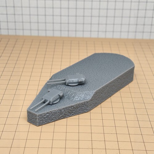 混凝土战舰 树脂白模 1/700/2000比例 船舶舰艇模型 WS017