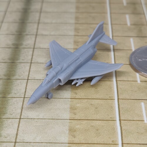 F4鬼怪战机 树脂白模 1/350/700飞机战机微缩模型 AC028
