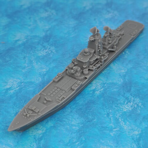 基洛夫级巡洋舰 树脂白模 1/700/2000比例 船舶舰艇模型 WS012