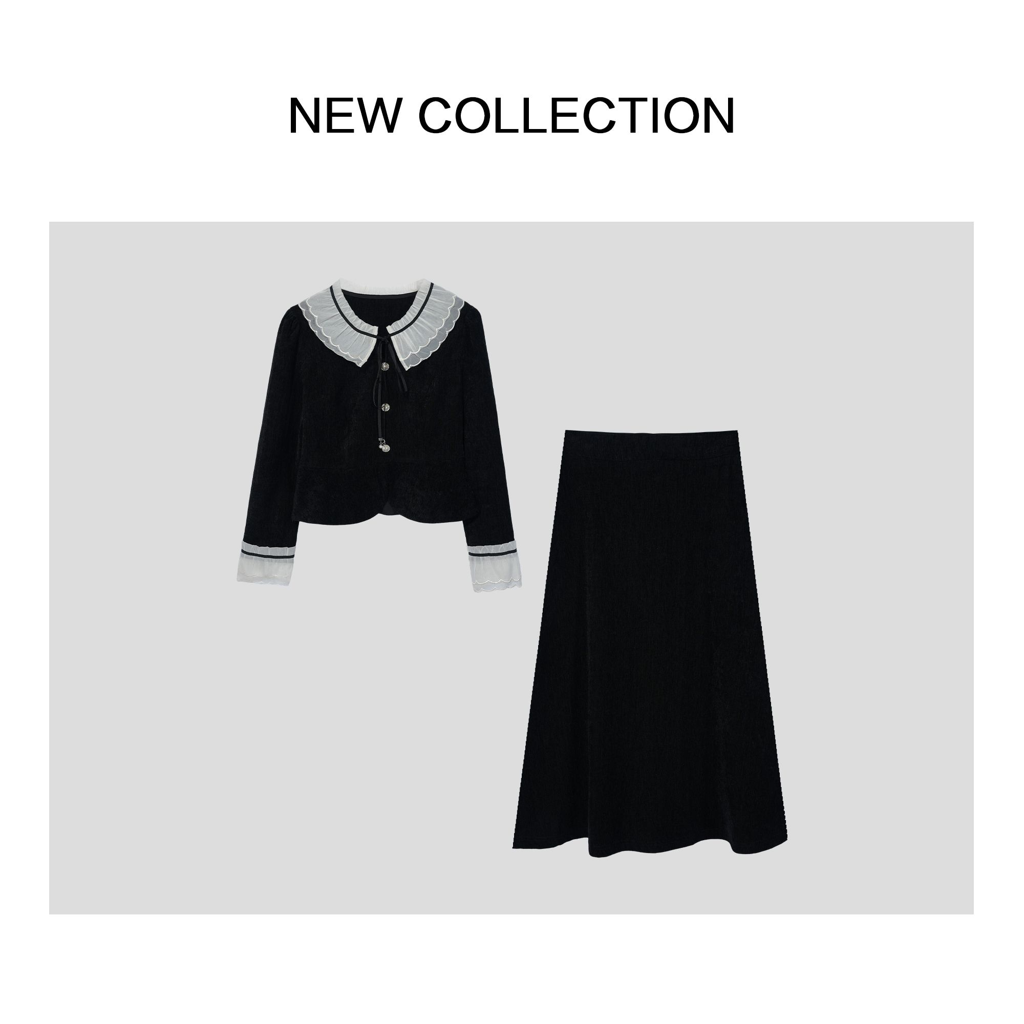 新款气质连衣裙套装 D1F58006 -8006