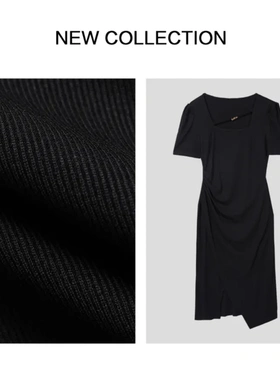 L5F26016新款优雅复古风高腰连衣裙