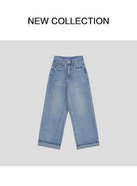 时尚直筒休闲牛仔裤 K3526008-6008