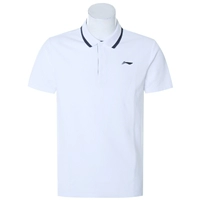 Áo sơ mi nữ chính hãng Li Ning 19 Summer Summer Cotton Áo tay ngắn nam POLO APLP157-1-2-3-4 - Áo polo thể thao áo phông polo nữ