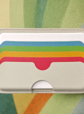 苹果钱包图标磁吸卡包苹果文件夹磁吸卡包苹果彩虹磁吸卡包文件夹