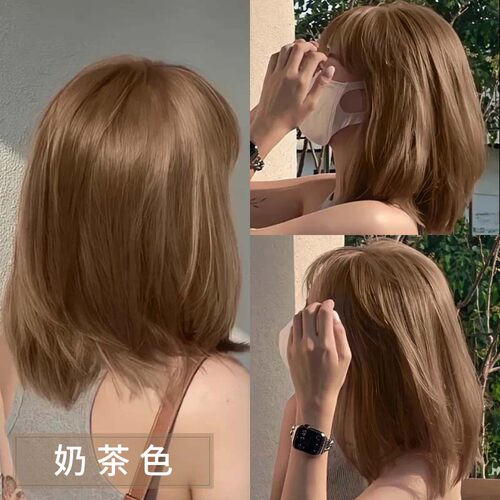 日本花王泡泡沫染发膏剂奶茶色