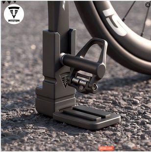 mtetem自行车停车架便携式 备 折叠脚撑山地公路车停车神器骑行装
