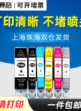 赛格适用佳能PGI-870墨盒 CLI-871墨盒 MG7780 5780 6880  7720 TS5080 6080 8080 9080 9020 8020 6020 5020