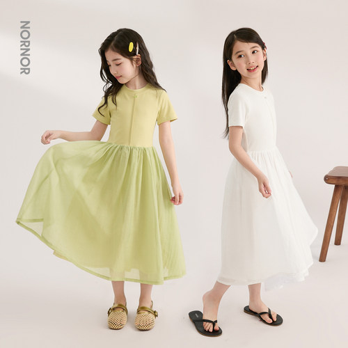 NORNOR女童夏季连衣裙