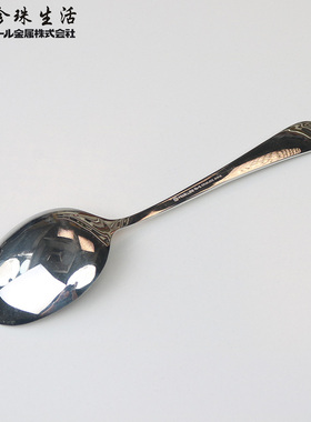 珍珠生活c-6367不锈钢西餐勺长柄高级感大头勺汤勺精致家用餐具