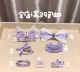 原创宠物发夹可爱BB夹春款 狗狗发夹紫色系马尔济斯发夹狗狗头饰