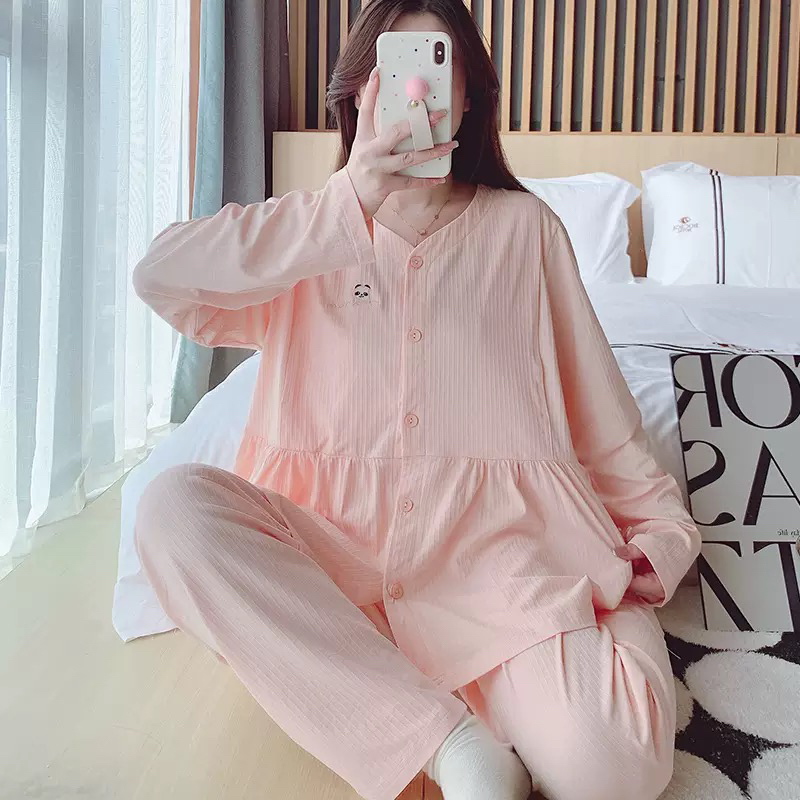 2025年新款冰丝月子服夏季薄款产后哺乳套装孕妇睡衣春秋产妇时尚