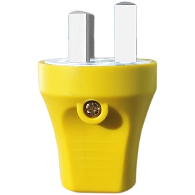 公牛插头耐摔三脚3脚电线接线家用三角电源三孔10a三项电插头