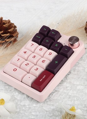珂芝K20无线三模机械键盘19键带旋钮数字小键盘RG光TOP结构PC定位