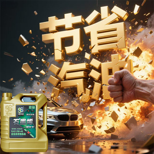 SN5W40全合成汽机油4L烯创石墨烯国六四季通用发动机润滑抗磨包邮