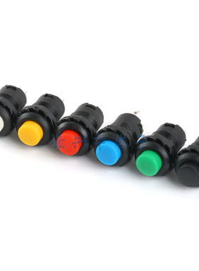 DS-428带锁自锁DA-427无锁自复位 圆形按钮开关  开孔尺寸12MM