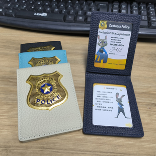 疯狂动物城周边兔子警官和狐狸尼克车摆件美剧动漫cos角色证卡包