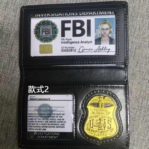 生化危机9周边格蕾丝cos美国联邦调查局保护伞公司游戏角色卡套包